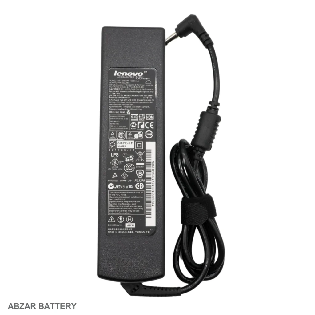 آداپتور 24 ولت 5 آمپر LENOVO 24 V برای دستگاه‌های سازگار با آداپتور عمومی