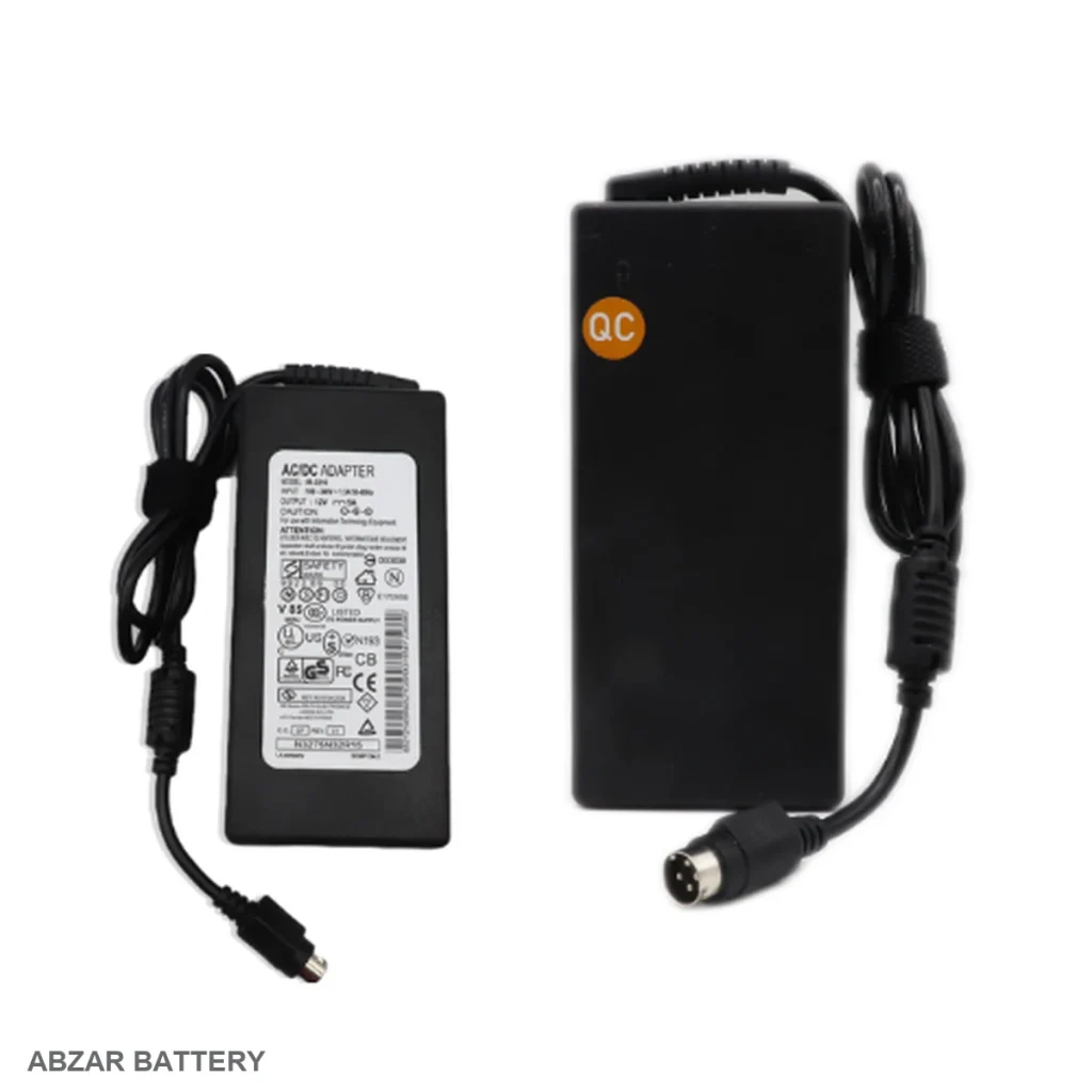 آداپتور 12ولت 5 آمپر 4پین(هایک ویژن) 12V برای دستگاه خاص سازگار با مشخصات درج‌شده
