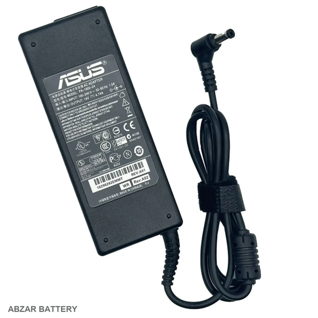 شارژر رومیزی 19ولت 4.7آمپر ASUS 19V برای لپ‌تاپ سازگار با همین ولتاژ، جریان و سوکت