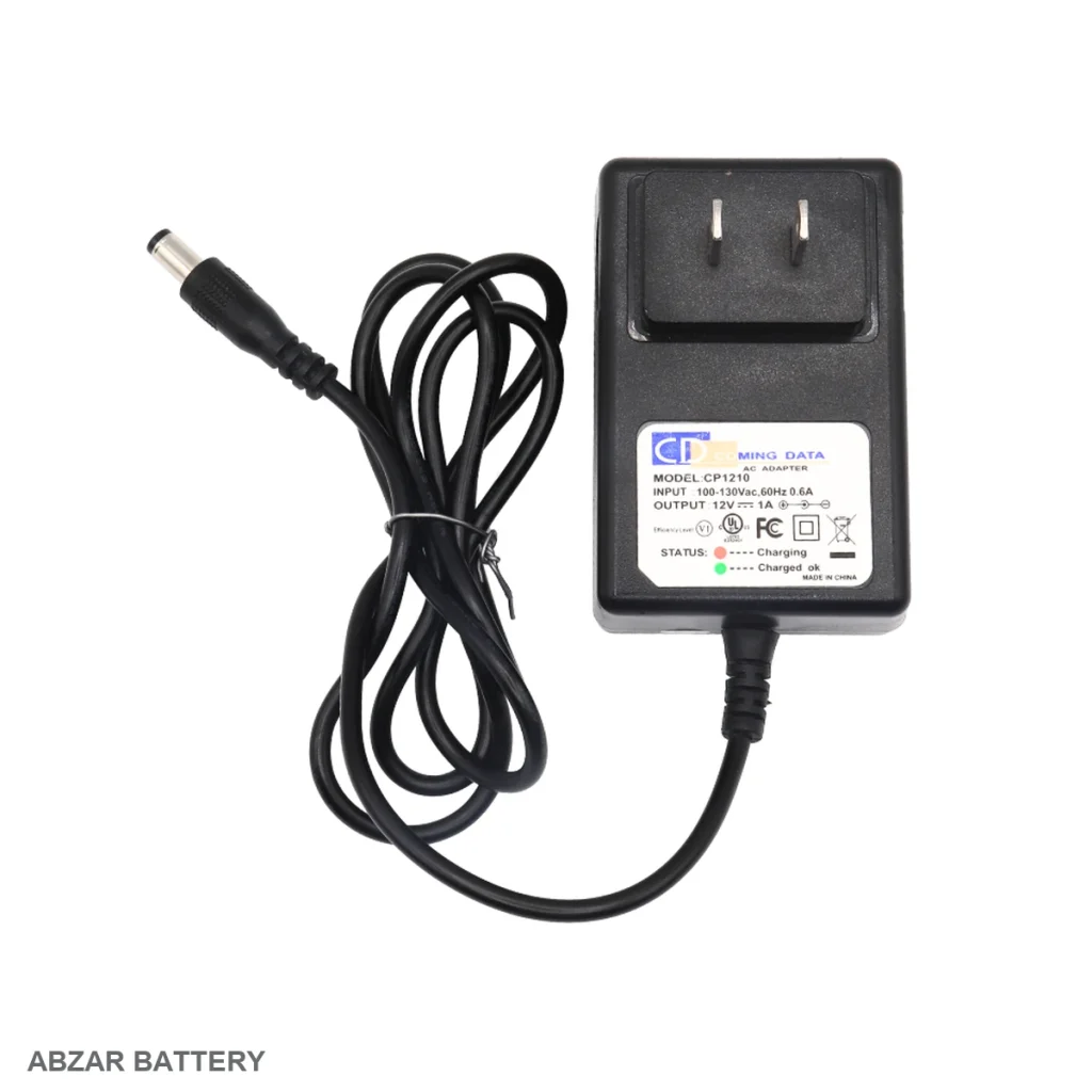 شارژر 12.6 ولت 1 آمپر CD 12.6 V برای شارژ باتری لیتیوم‌یون سازگار