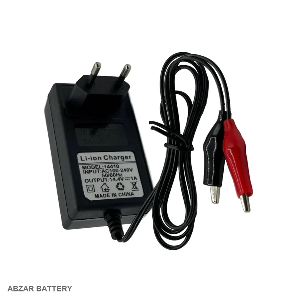 شارژر 12ولت 1آمپر (14.4ولت) 12V برای شارژ باتری سیلد اسید سازگار