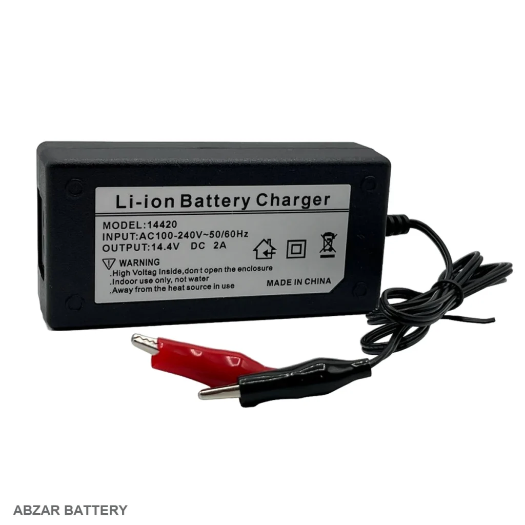 شارژر 12ولت 2آمپر (14.4ولت) 12V برای شارژ باتری سیلد اسید سازگار