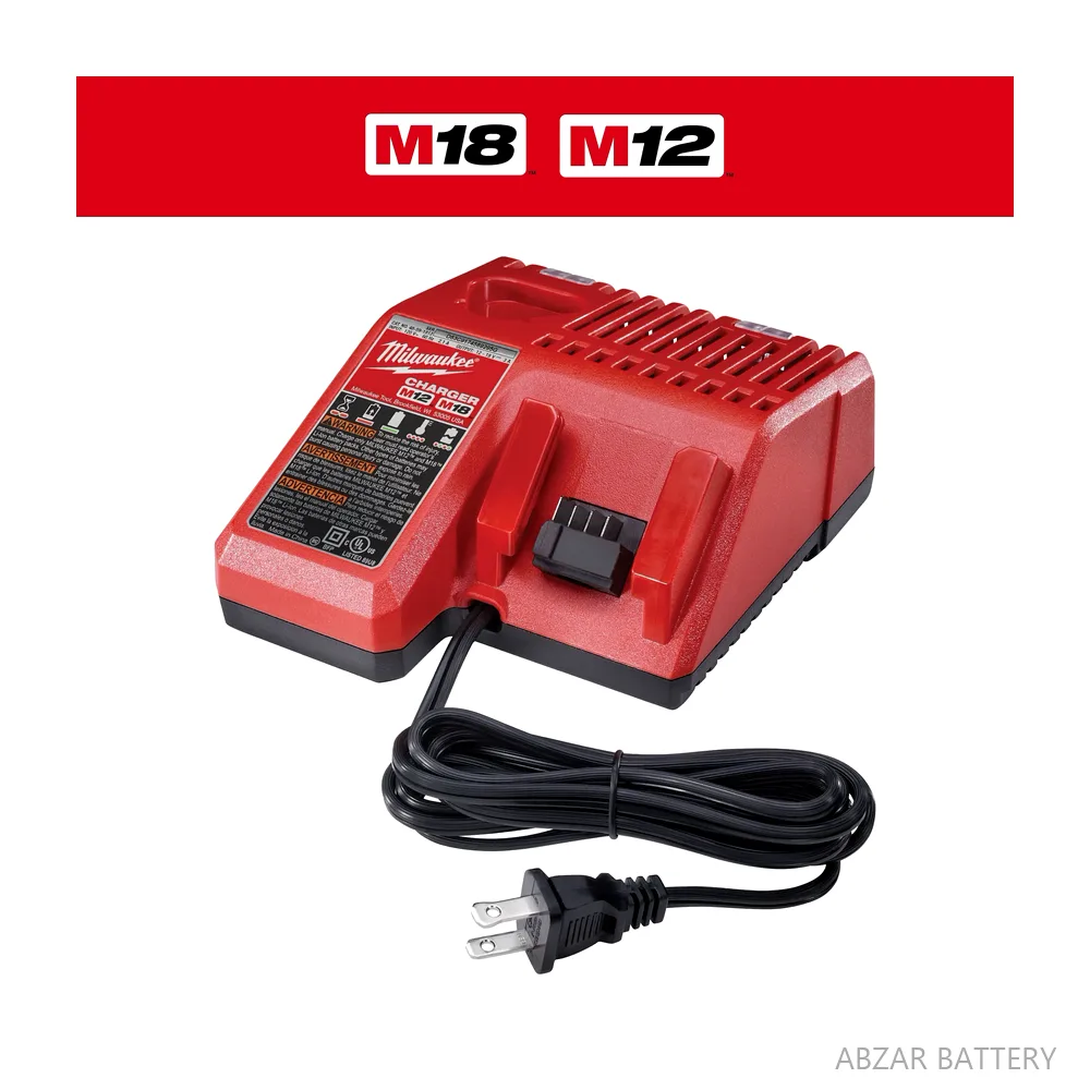شارژر استوک میلواکی M18 و M12 چند ولتاژه مدل 48-59-1812 - نمای اصلی